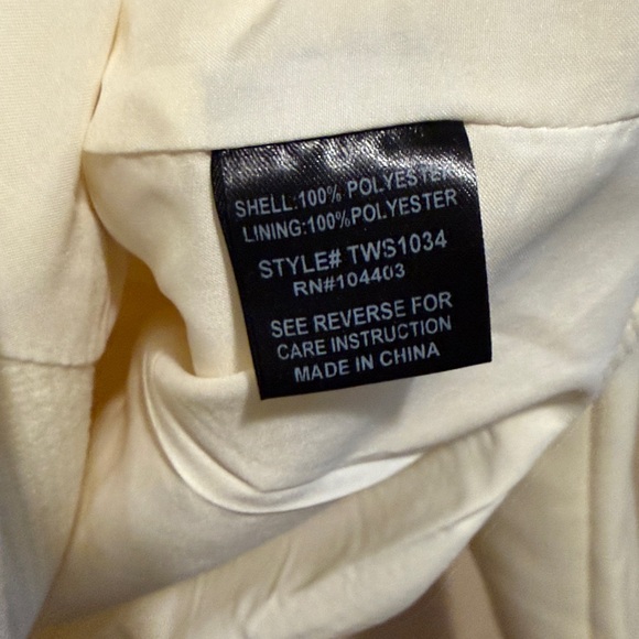 Old Money retro timeless classic Cream Button-Up Jacket gold buttons - Picture 10 of 10